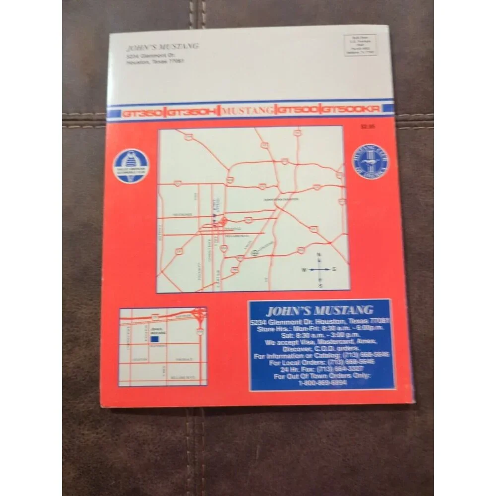 1997 Johns Mustang Houston TX Car Parts & Accessories Catalog Magazine 1964 1/2 - Picture 3 of 3